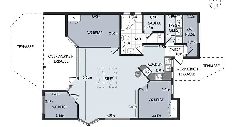 Feriebolig ved Øer Strand