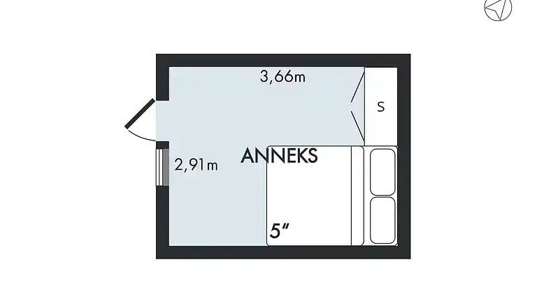 Feriebolig ved Egsmark Strand