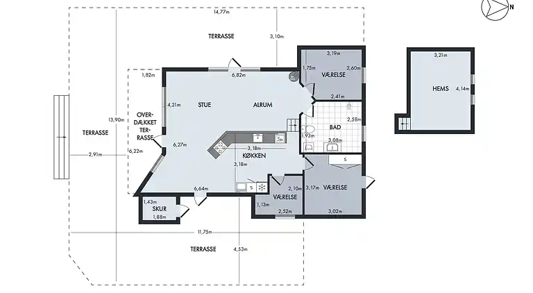 Feriebolig ved Lyngsbæk Strand