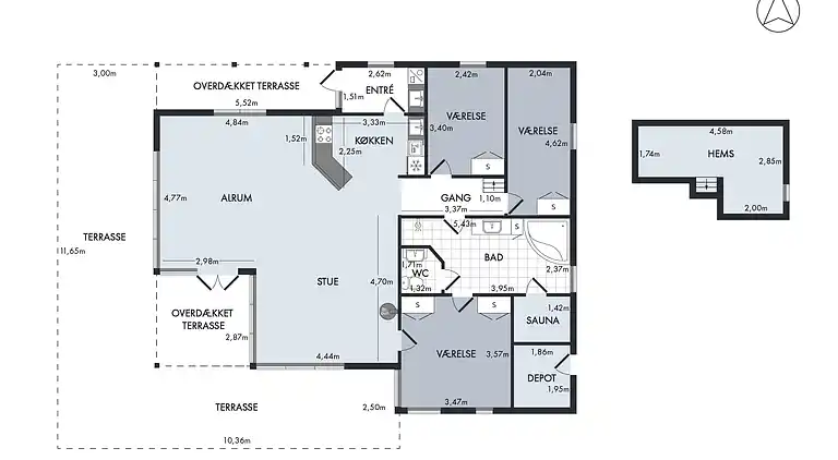 Feriebolig ved Øer Strand