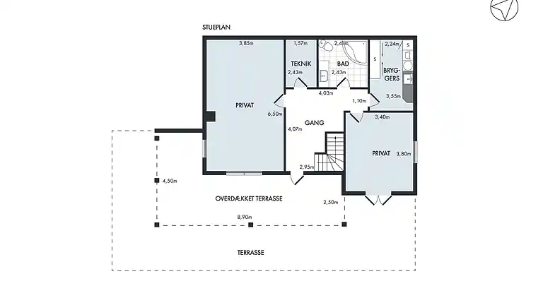 Feriebolig ved Vibæk Strand