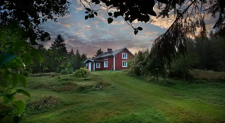 Semesterbostad i Mark Ö