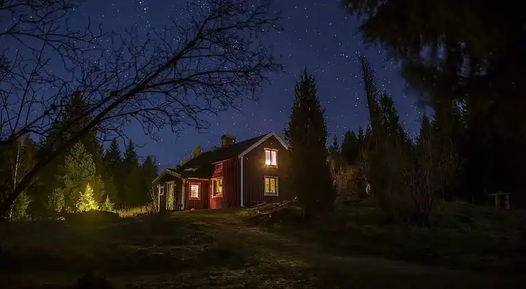 Semesterbostad i Mark Ö