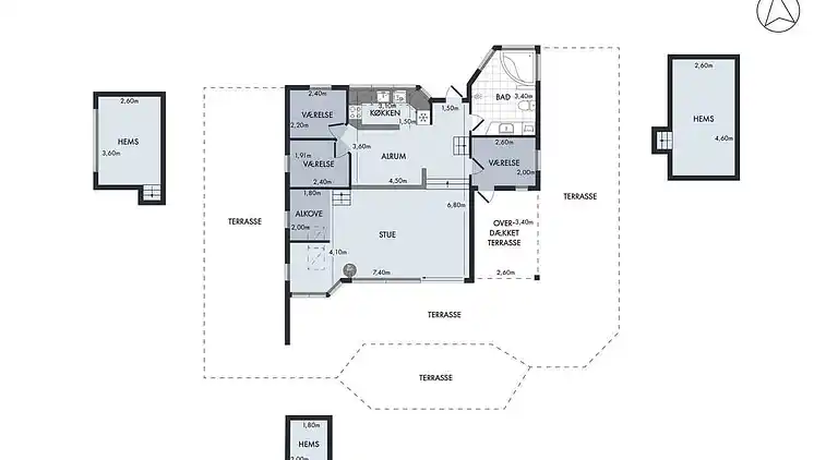 Semesterbostad i Tikøb