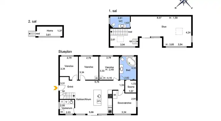 Ferienhaus in Nørre Fjand