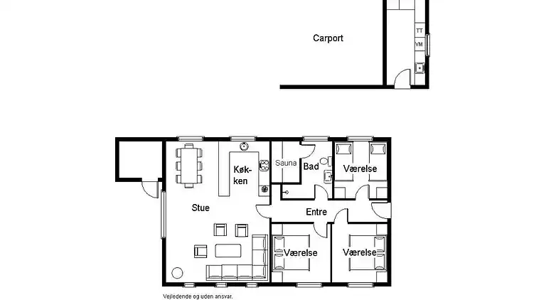 Ferienhaus in Nørre Fjand