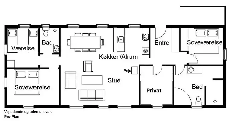 Ferienhaus in Nørre Fjand