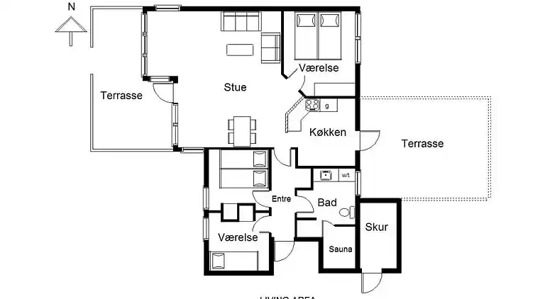 vakantiehuis in Nørre Fjand