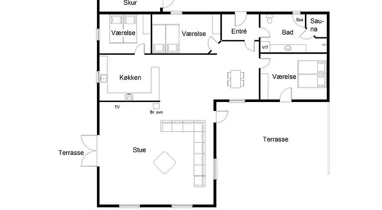 Semesterbostad i Ulfborg
