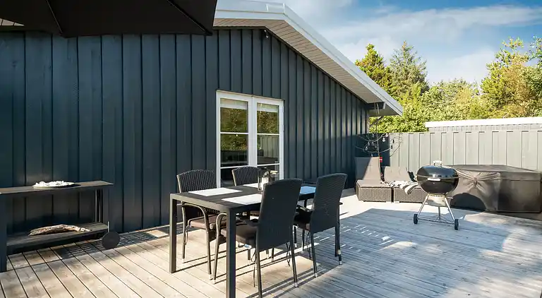 Feriebolig ved Bratten Strand