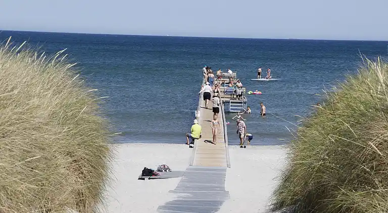 Feriebolig ved Bratten Strand