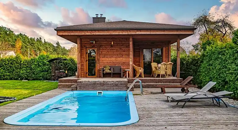 Luxurious Amber Villa with Private Pool and Garden Views