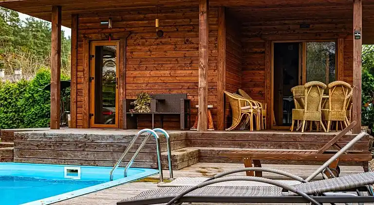 Luxurious Amber Villa with Private Pool and Garden Views