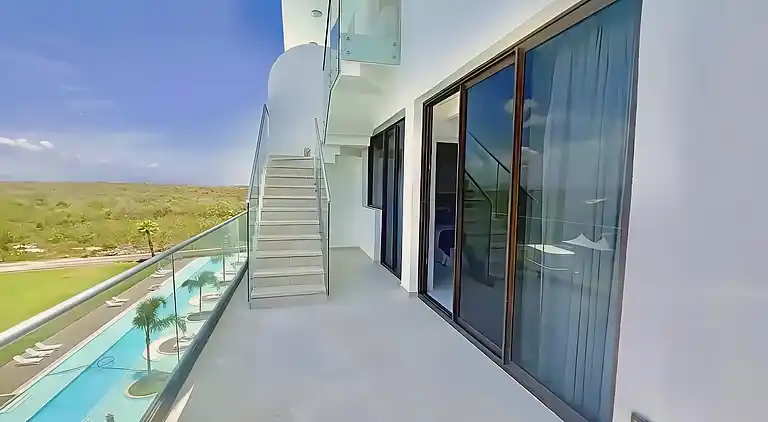 Ph in Cana Rock Star mit Blick auf den Golfplatz und Pool