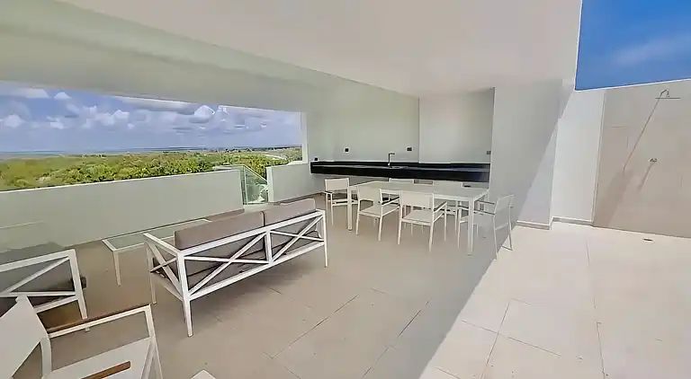 Ph in Cana Rock Star mit Blick auf den Golfplatz und Pool