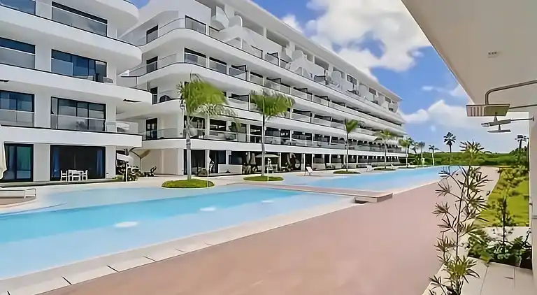 Ph in Cana Rock Star mit Blick auf den Golfplatz und Pool