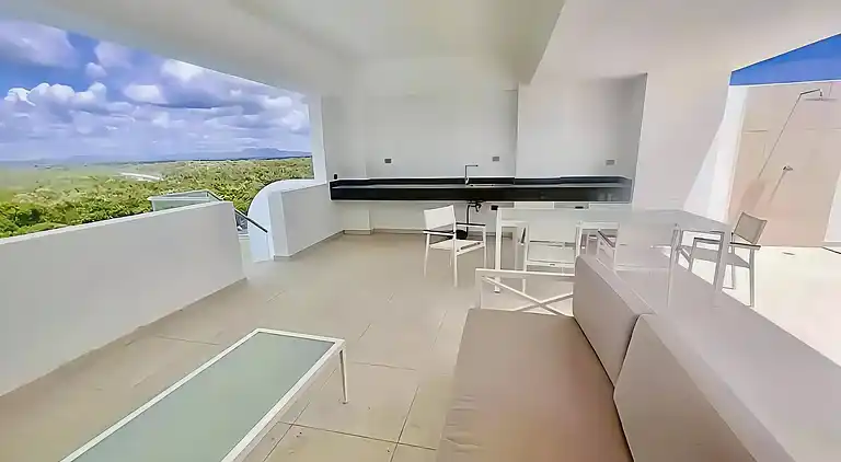 Ph in Cana Rock Star mit Blick auf den Golfplatz und Pool