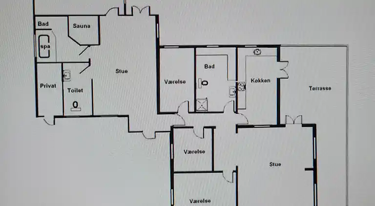 Stort børnevenligt sommerhus  i Nordsjælland