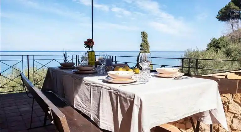 Privatpool der Villa Cefalù