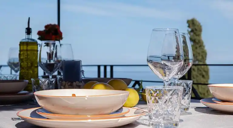 Privatpool der Villa Cefalù