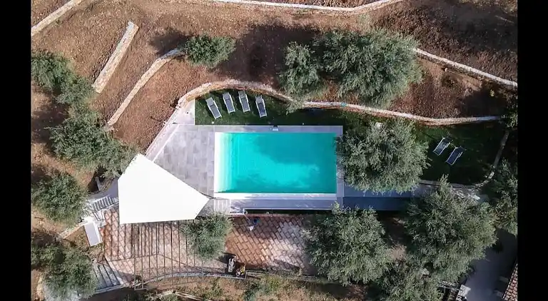 Privatpool der Villa Cefalù