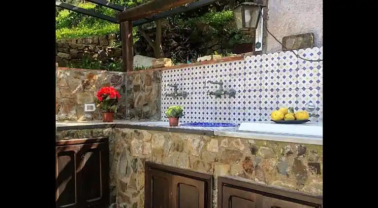 Privatpool der Villa Cefalù