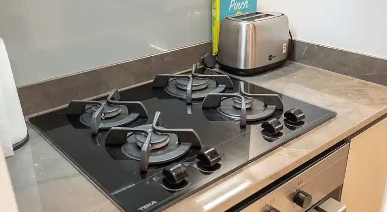 Geräumiges 1-Schlafzimmer, Blick auf Burj, Infinity-Pool und