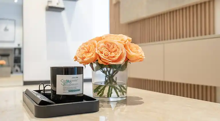 Geräumiges 1-Schlafzimmer, Blick auf Burj, Infinity-Pool und