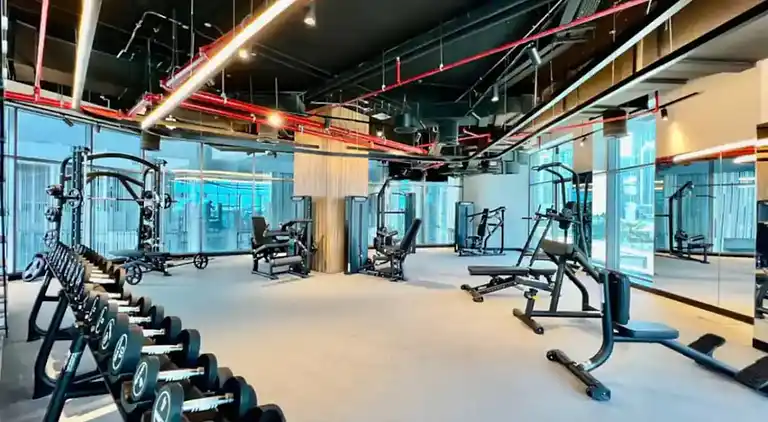 Geräumiges 1-Schlafzimmer, Blick auf Burj, Infinity-Pool und