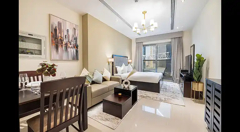 Ruhiges Studio-Apartment in Elite Downtown Dubai