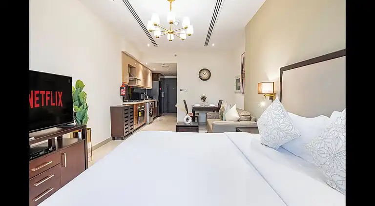 Ruhiges Studio-Apartment in Elite Downtown Dubai