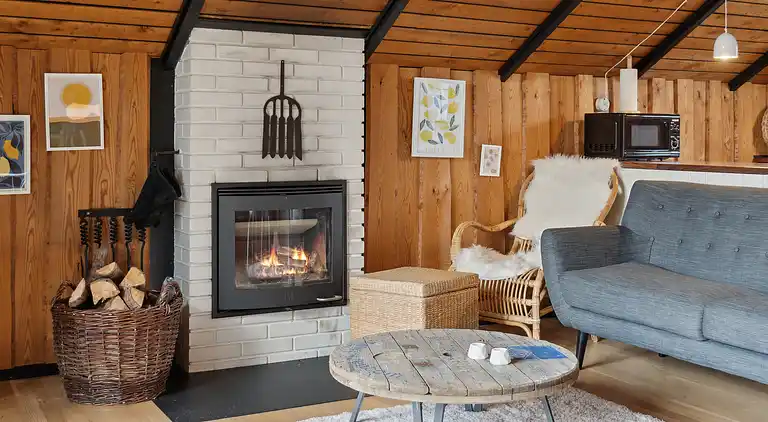 hyggeligt sommerhus med personlig indretning