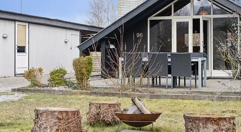 hyggeligt sommerhus med personlig indretning