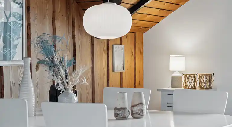 hyggeligt sommerhus med personlig indretning