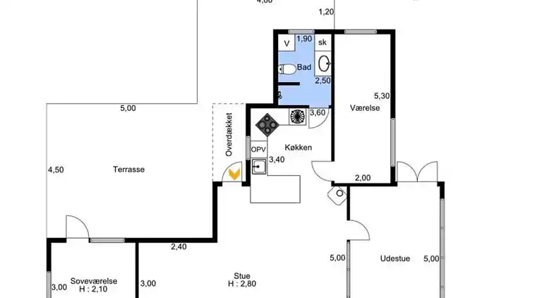 Schwedisch inspiriert mit schönem Wald nebenan