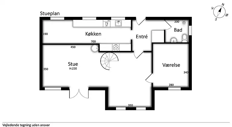 Dejligt sommerhus nær Gudhjem
