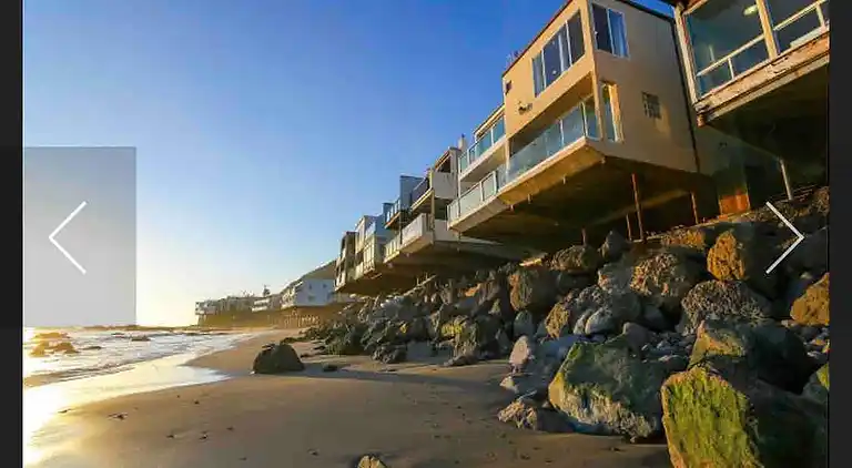 Beachfront Malibu Home With Private Beach Access