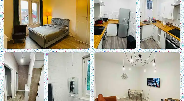 1 Schlafzimmer Pet Friendly Apt Wd Free Wifi, Parkplatz,