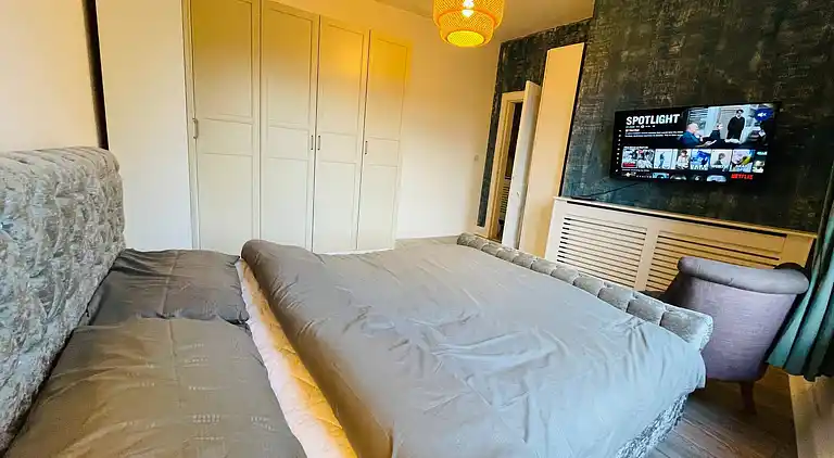 1 Schlafzimmer Pet Friendly Apt Wd Free Wifi, Parkplatz,