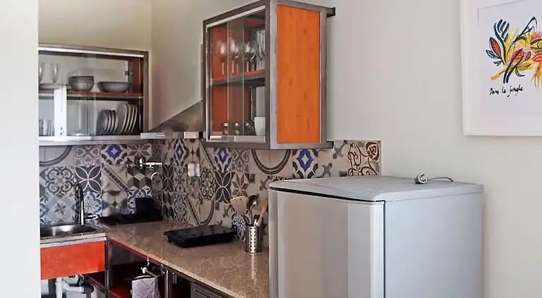 2 apartments sharing garden and pool