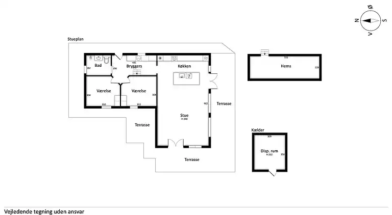 Schönes Ferienhaus mit Meerblick