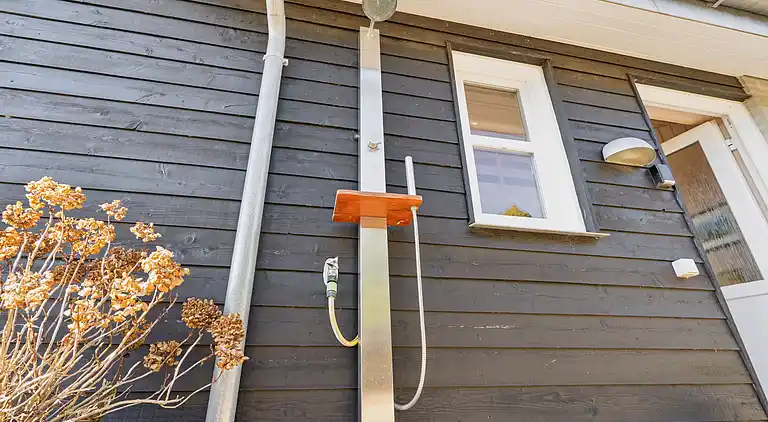 Schönes Ferienhaus mit Meerblick