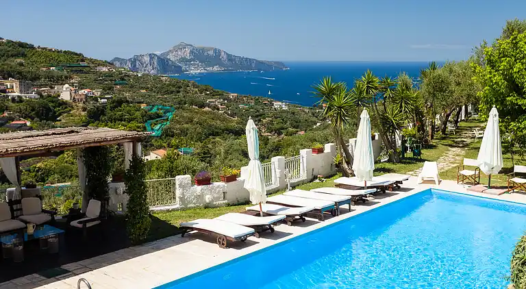 Villa Sole Di Capri - Meerblick