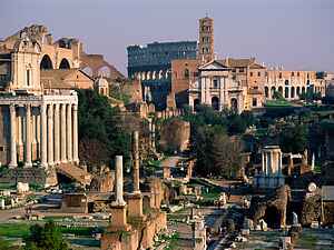 Apartment at the Roman Forum in the center of Rome