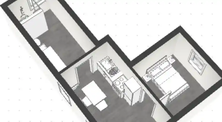 Kleines Haus, ruhige Gegend in Bourges