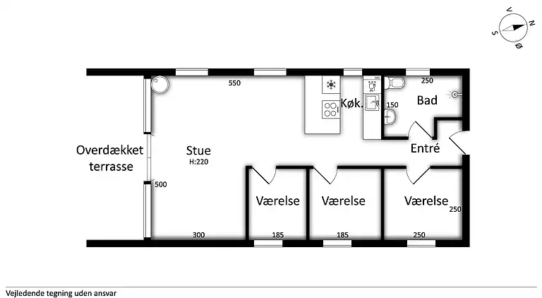 Ferienhaus nahe idyllischem, ruhigem Strand