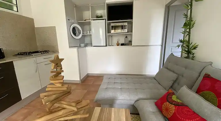 Villa low air-conditioned private lagoon pool and garden