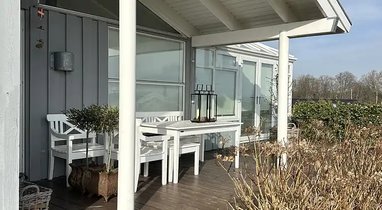 Schönes Ferienhaus mit Meerblick