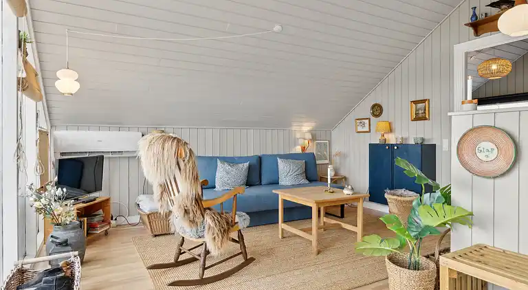 Sommerhausidylle in der ersten Dünenreihe