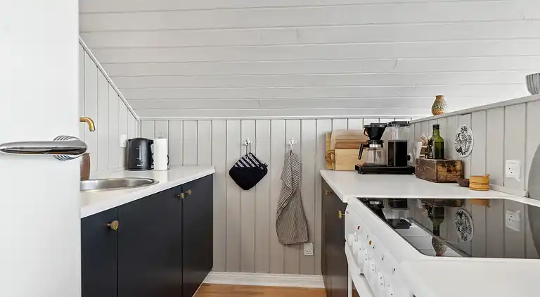 Sommerhausidylle in der ersten Dünenreihe